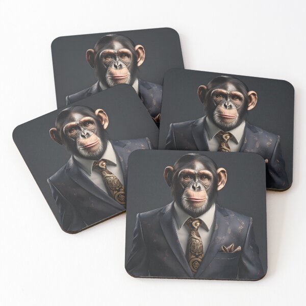 Item preview, Chimpanzee in a suit designed and sold by 47T-Shirts.