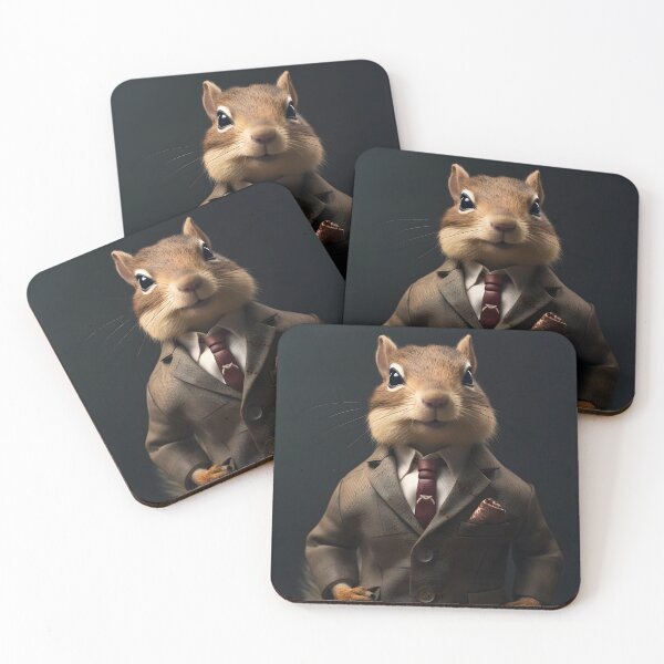 Item preview, Chipmunk in a suit designed and sold by 47T-Shirts.