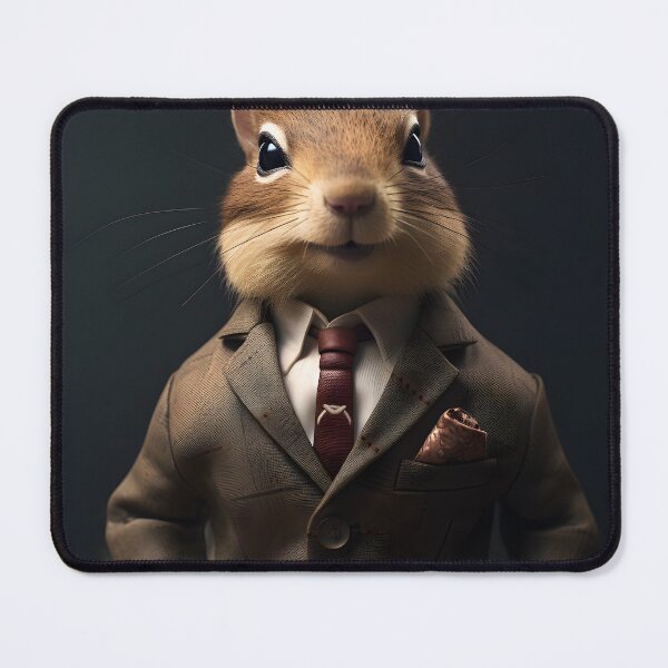 Item preview, Chipmunk in a suit designed and sold by 47T-Shirts.