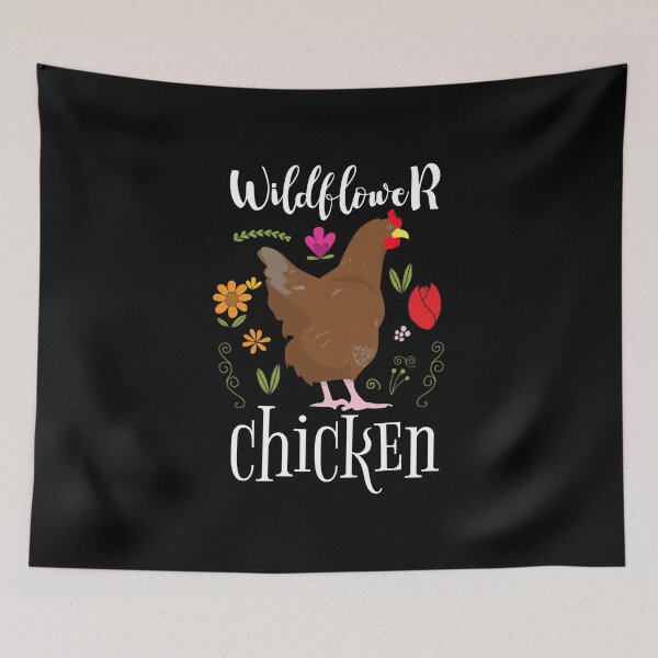 Artikelvorschau, Wildblumenhuhn, Bauerngeschenk entworfen und verkauft von storefoxmix.