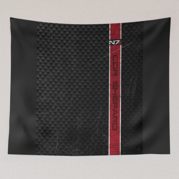 Aperçu de l'œuvre Mass Effect N7 Stripes Carbon Commandant Shepard créée et vendue par UnnecessaryLuck.