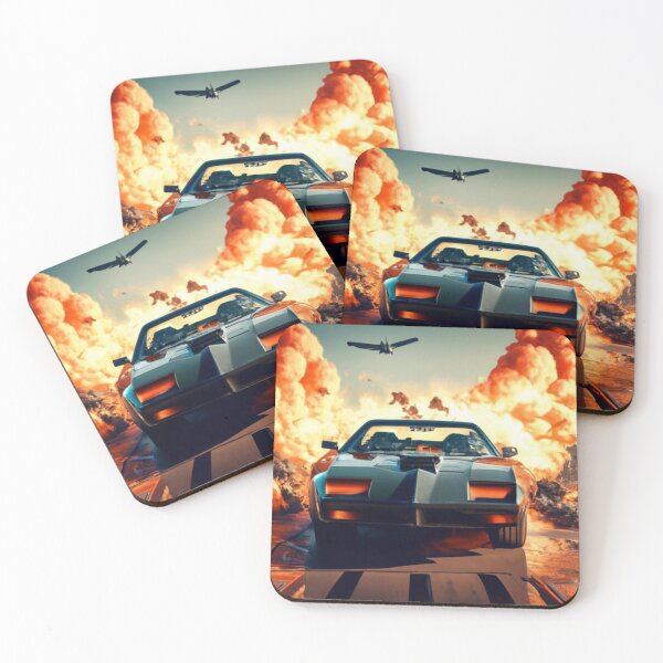Item preview, Black Car in Explosions designed and sold by Silver-Lady-Cre.