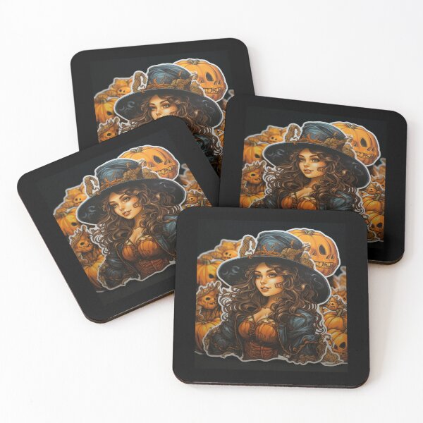 Item preview, woman with pumpkins designed and sold by HarriPaloma.