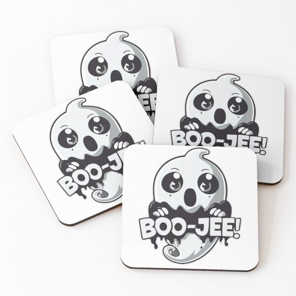 Item preview, Cute Ghost BOO-JEE designed and sold by ColorFlick.