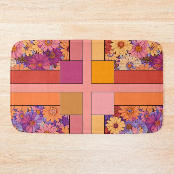 Item preview, Maximalist Flowers Pastel Floral Art Color Blocks Style 2 of 2 - Colors 2 of 6 designed and sold by Beachy.