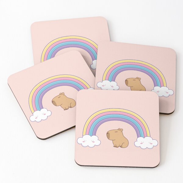 Item preview, Cute Capybara Rainbow designed and sold by Monkey-Bar.