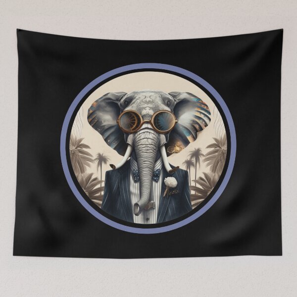 Item preview, SURREALISM STYLISH ELEPHANT 2 designed and sold by justyna-s28.