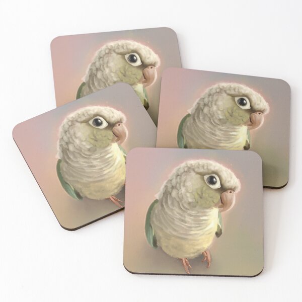 Item preview, Cinnamon Turquoise Green Cheek Conure designed and sold by KCGillies.