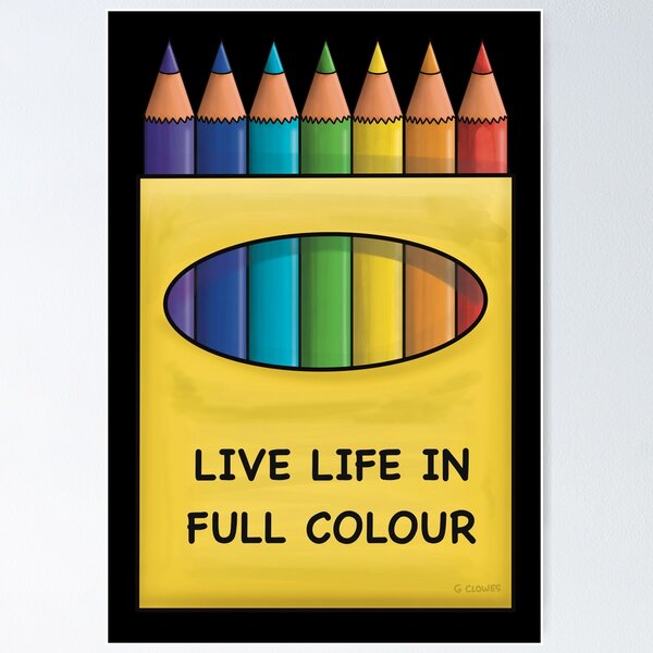 Item preview, Colourful Advice designed and sold by MadeByGeeClowes.