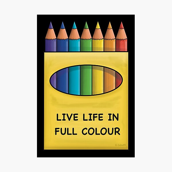 Item preview, Colourful Advice designed and sold by MadeByGeeClowes.