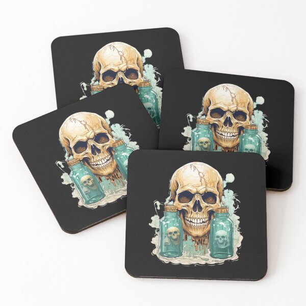 Item preview, skulls in a jar designed and sold by HarriPaloma.