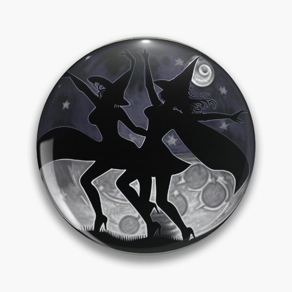 Item preview, Two Witches Dancing in the Moonlight designed and sold by designs-by-ann.