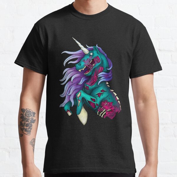 Evil Unicorn Shirt - Rainbow Evil Zombie Halloween Toddler Premium T-Shirt