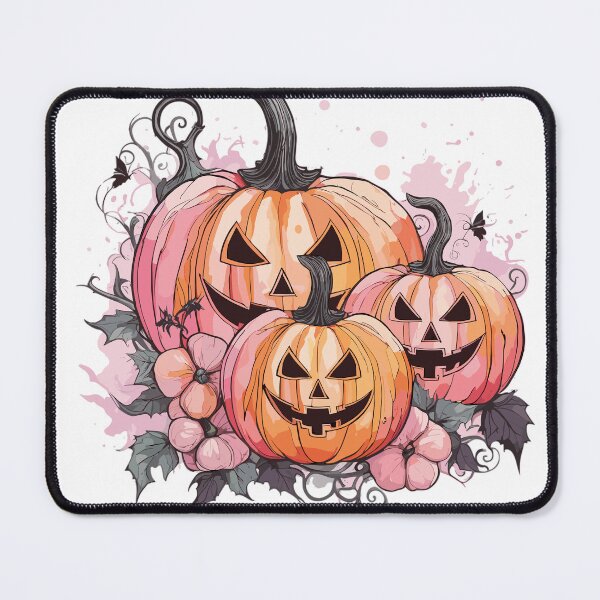 Item preview, Pink Halloween Pumpkins designed and sold by southerndoll67.