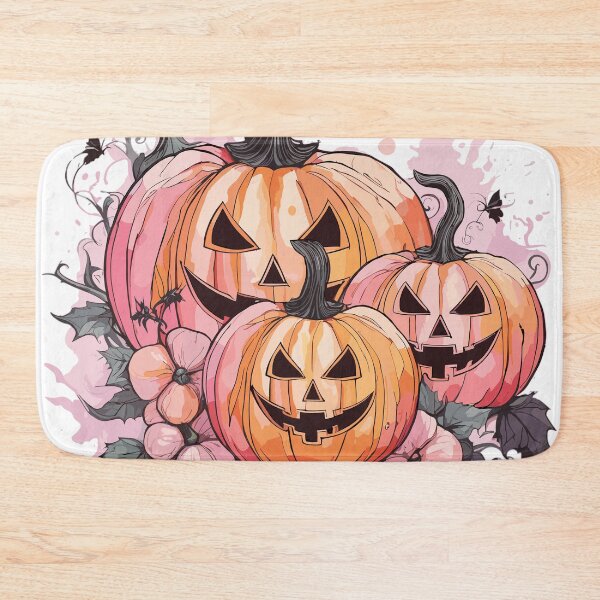 Item preview, Pink Halloween Pumpkins designed and sold by southerndoll67.
