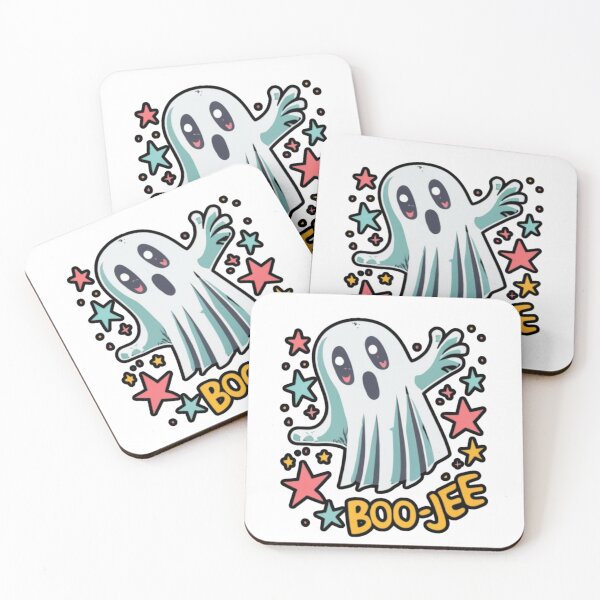 Item preview, Cute Ghost BOO-JEE designed and sold by ColorFlick.