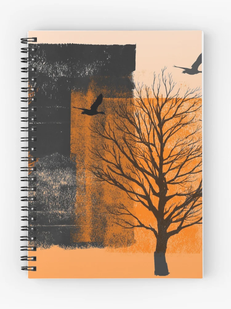 Thumbnail 1 of 3, Journal, "Three Birds" designed and sold by Elizabeth Austin-Craig.