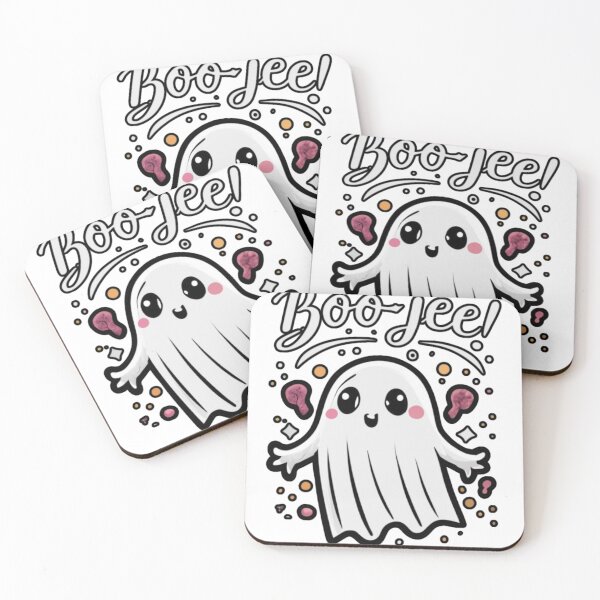 Item preview, BOO-JEE Cute Ghost  designed and sold by ColorFlick.