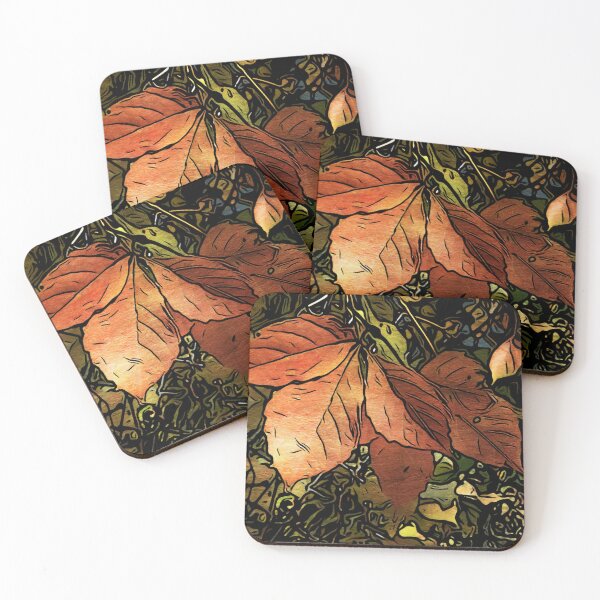 Item preview, Virginia Creeper Leaves Turning Red designed and sold by JinjerS.