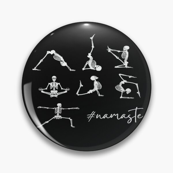 Item preview, Skeletons Doing Yoga Poses designed and sold by adoredigitals.