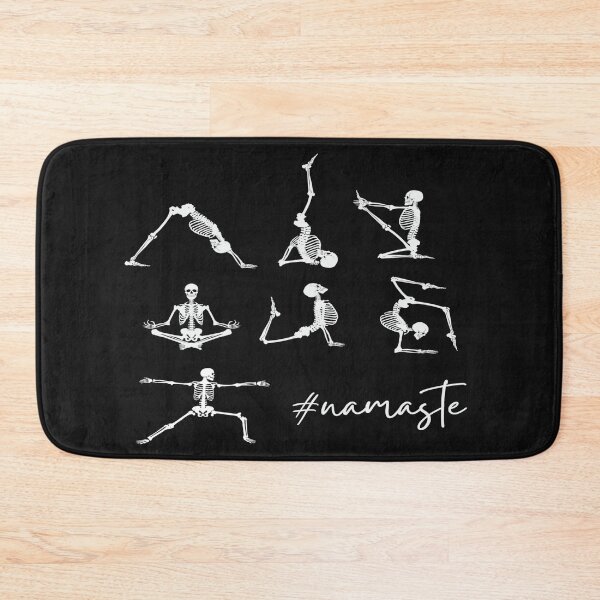 Item preview, Skeletons Doing Yoga Poses designed and sold by adoredigitals.