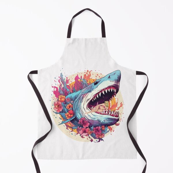 Item preview, Hungry Shark Eating Vintage Pinup Model designed and sold by MysticOzzy.