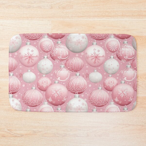 Item preview, Christmas ornaments in pink retro style designed and sold by Inkaput.