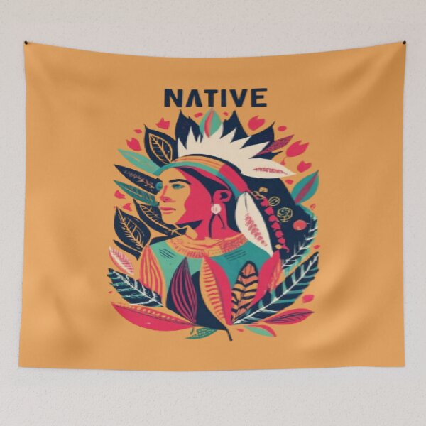 Item preview, Native Autumn, Indigenous people's day designed and sold by UrbanGraphixs.