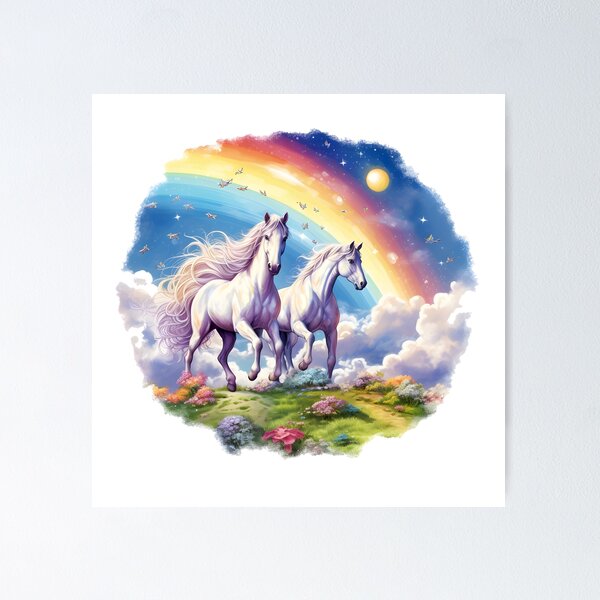 Item preview, The Gallop under the Rainbow. designed and sold by popa-che.