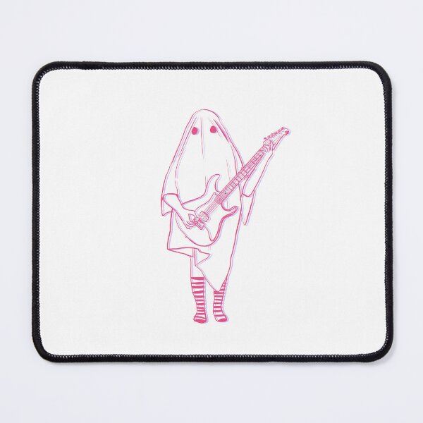 Item preview, Trippy Pink Ghost Playing Guitar designed and sold by luchik-and-co.