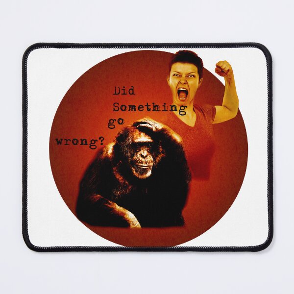 Item preview, The monkey thinks about the angry woman designed and sold by Bigrow.