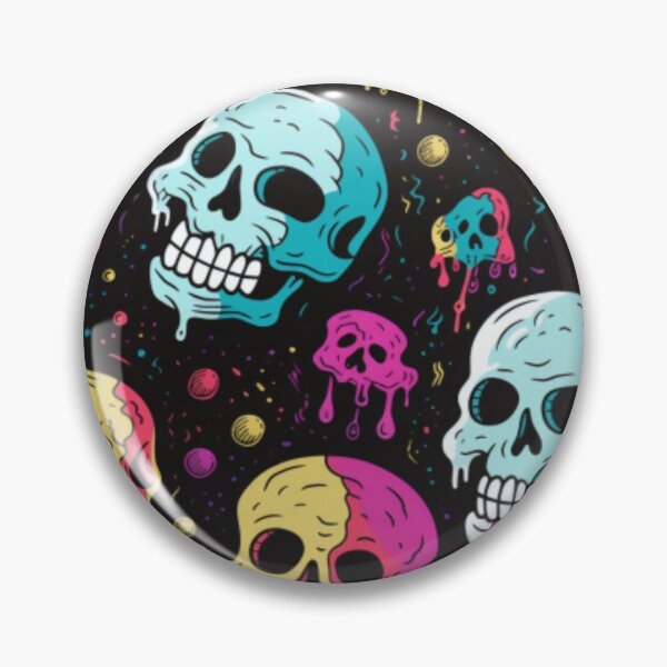 Item preview, neon skull phone case designed and sold by TEEJAMBOREE.