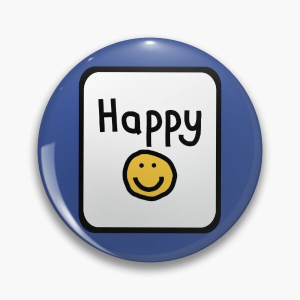 Item preview, Happy with Smiley Face Sign designed and sold by ellenhenry.
