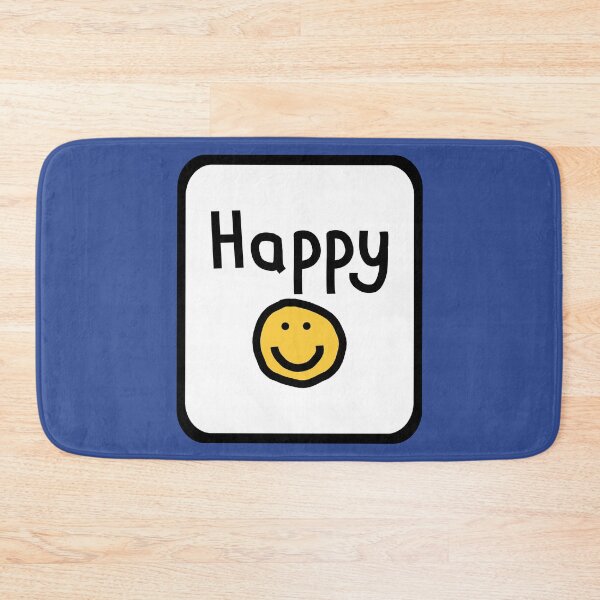 Item preview, Happy with Smiley Face Sign designed and sold by ellenhenry.