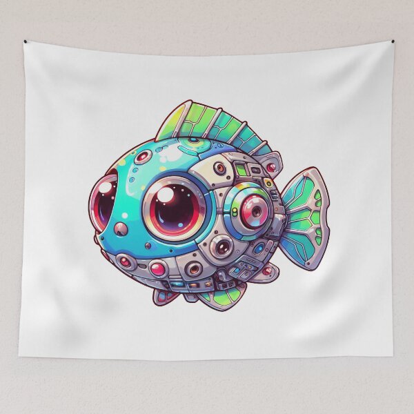 Item preview, Robo-Tropical Fish! designed and sold by kukamatsu.