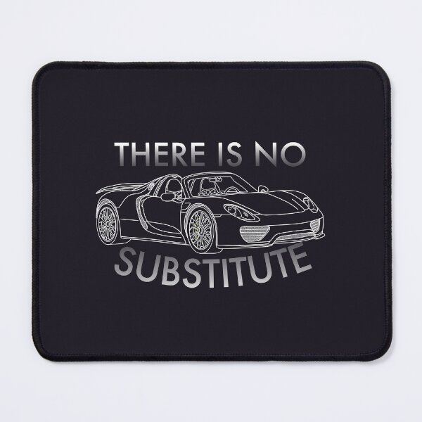 Item preview, 918 - There is No Substitute (white) designed and sold by Throttle & Threads.