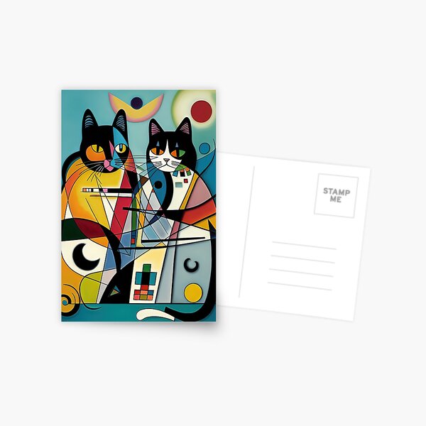 Item preview, Miro-style Cats designed and sold by GoogooPop.
