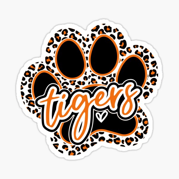 Tiger Paw School Spirit Tigers T-Shirt