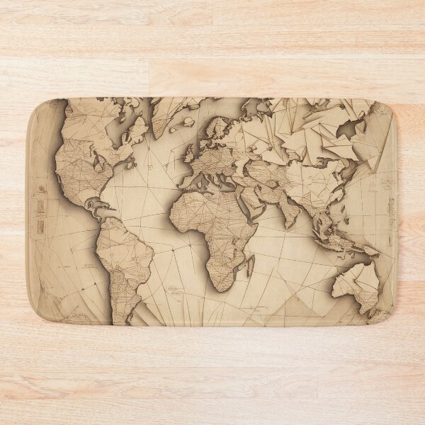 Item preview, New World Visions: A Fresh Take on the Global Map's Artistry designed and sold by The-Library.