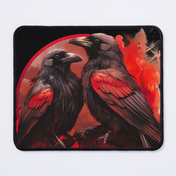 Item preview, Odin Ravens Huginn and Muninn Norse Mythology designed and sold by Chmielayka.