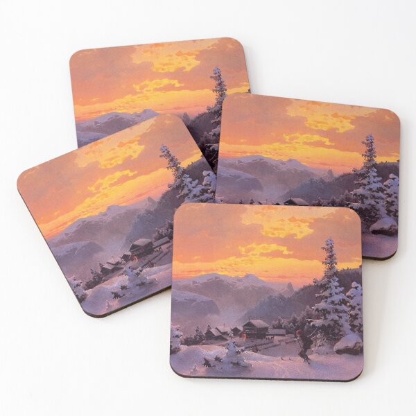 Item preview, Hans Gude - Vinterettermiddag designed and sold by tomorrowsart.