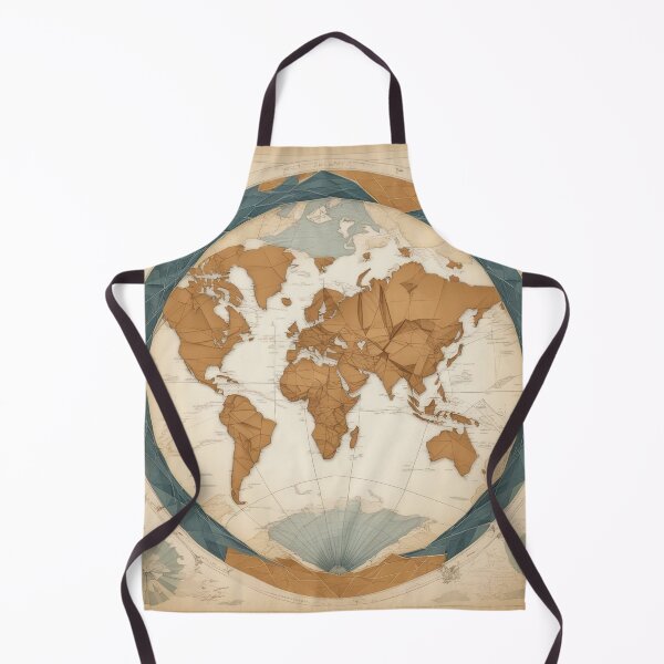 Item preview, Cartographic Canvas: The World Map Revived with Modern Artistry designed and sold by The-Library.