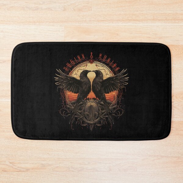 Item preview, Odin Ravens Huginn and Muninn Norse Mythology designed and sold by Chmielayka.