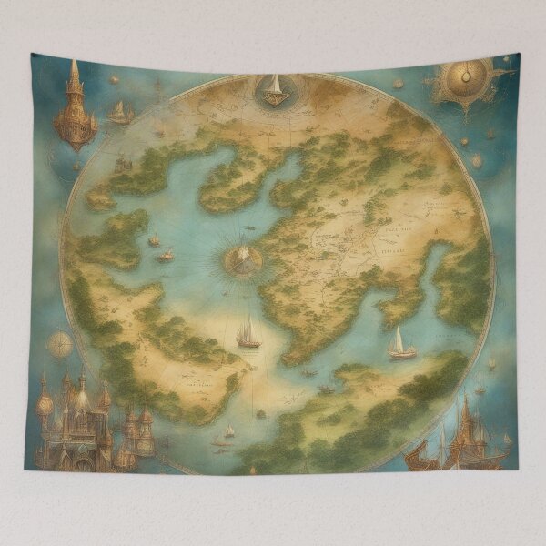 Item preview, Cartographic Curiosity: The 'W' World Map Reenvisioned and Refined designed and sold by The-Library.