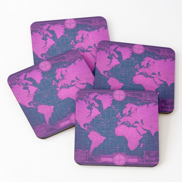 Item preview, World Through New Eyes: The Classic Cartography Redefined with Artistic Flair designed and sold by The-Library.