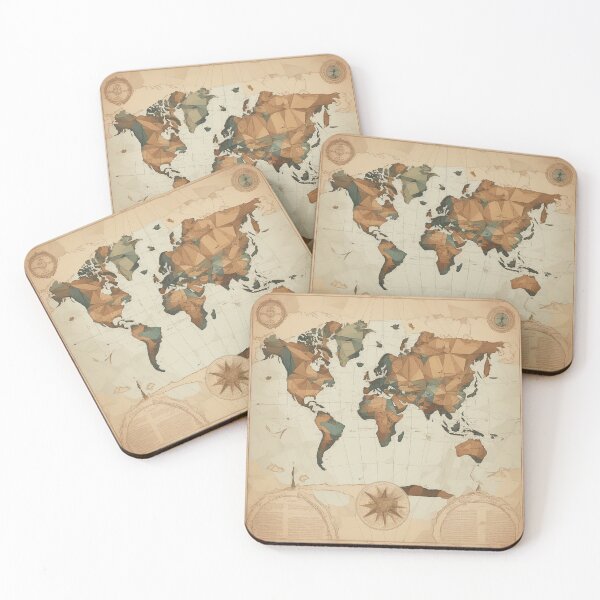 Item preview, New Horizons: The Timeless World Map Re-Envisioned for Today's Adventurer designed and sold by The-Library.