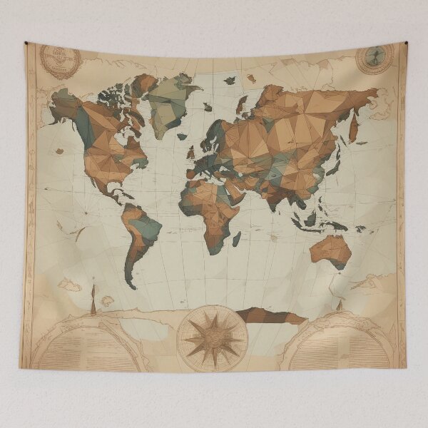 Item preview, New Horizons: The Timeless World Map Re-Envisioned for Today's Adventurer designed and sold by The-Library.
