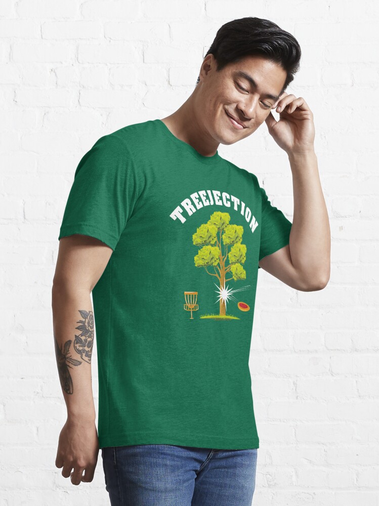 Alternate view of Treejection - Funny Disc Golf Quotes Gift Essential T-Shirt