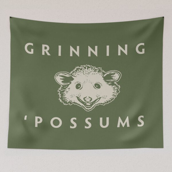 Item preview, Grinning 'Possum Flag designed and sold by Caleb Faires.