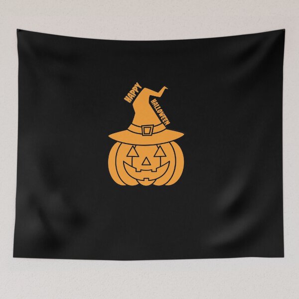 Item preview, Minimalistic Happy Halloween Pumpkin designed and sold by Lab4YourStyle.